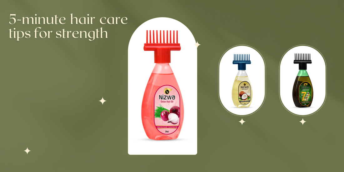 5-minute hair care tips for strength