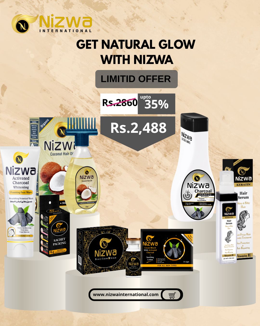 Get Natural Glow with Nizwa