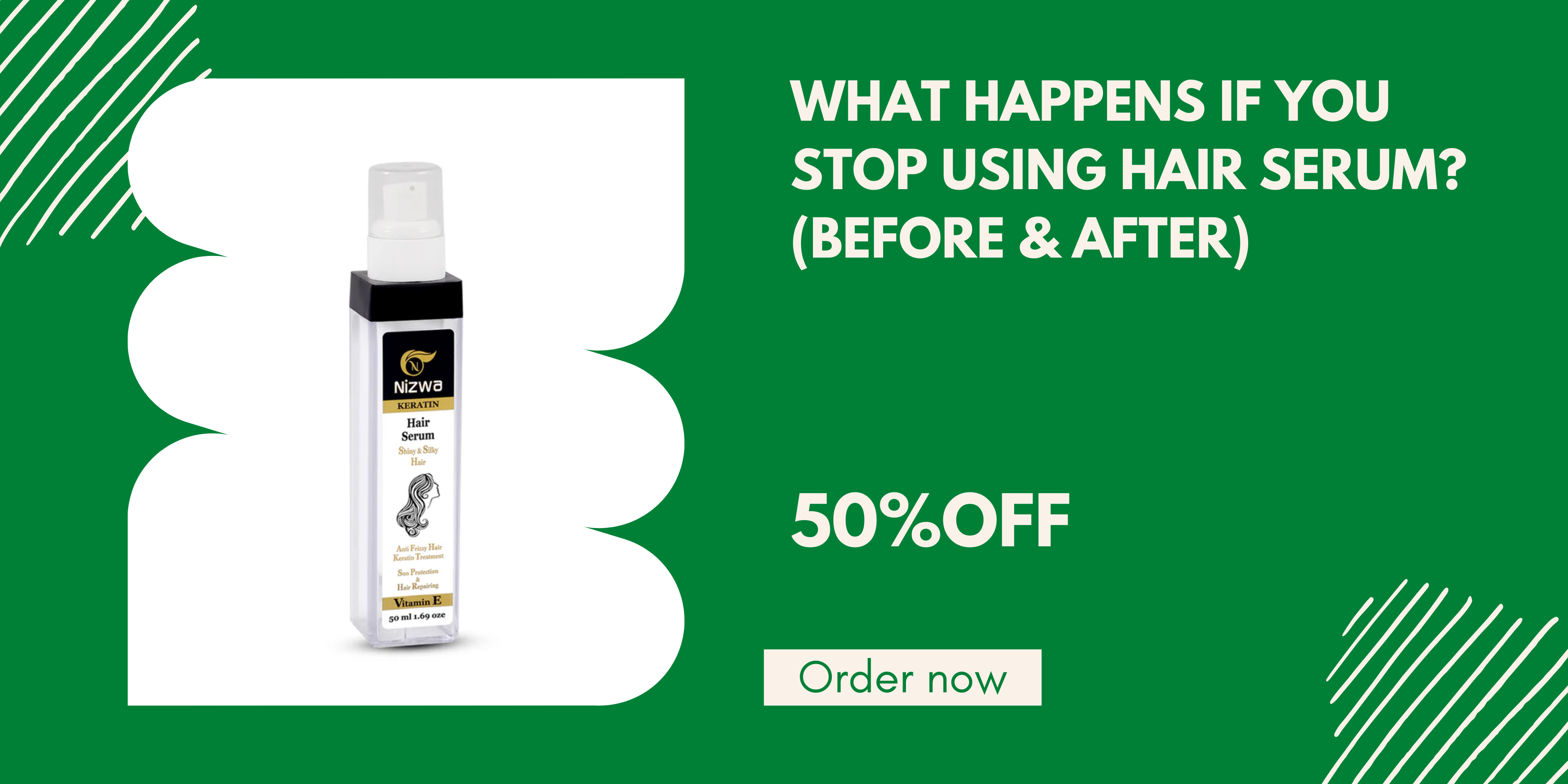 What happens if you stop using hair serum? (Before & After)