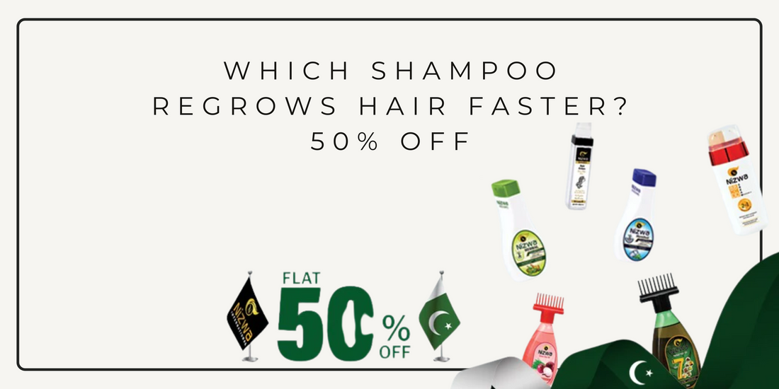 Which Shampoo Regrows Hair Faster? 50% off