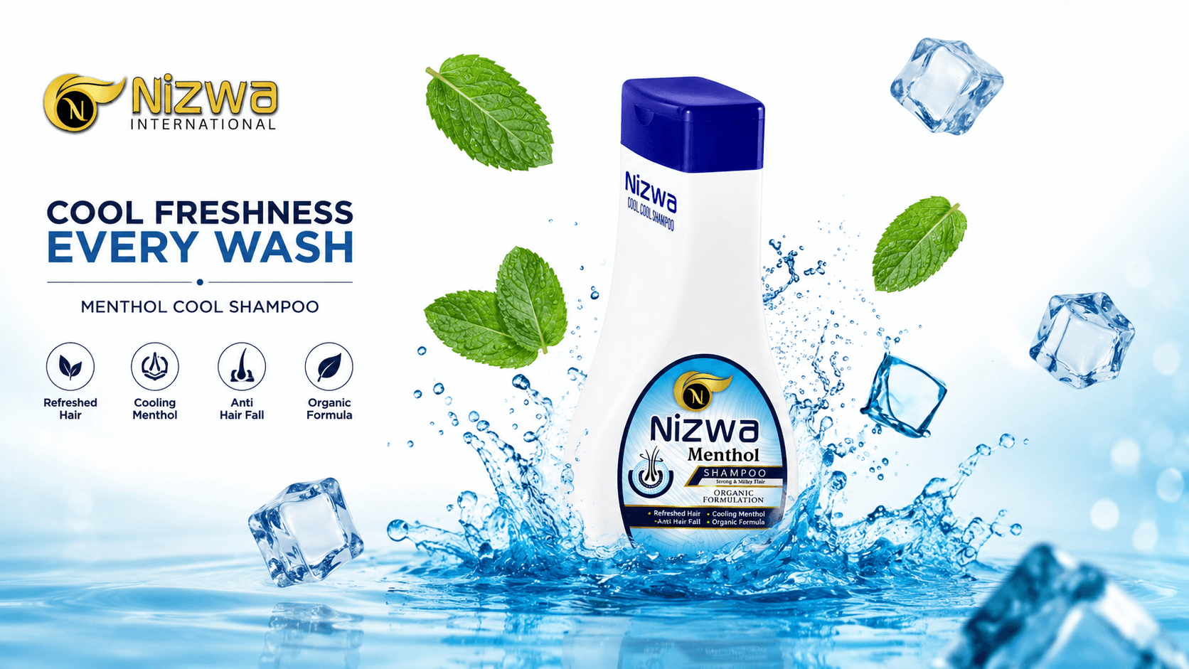 Nizwa Menthol Shampoo - cooling relief for itchy scalp
