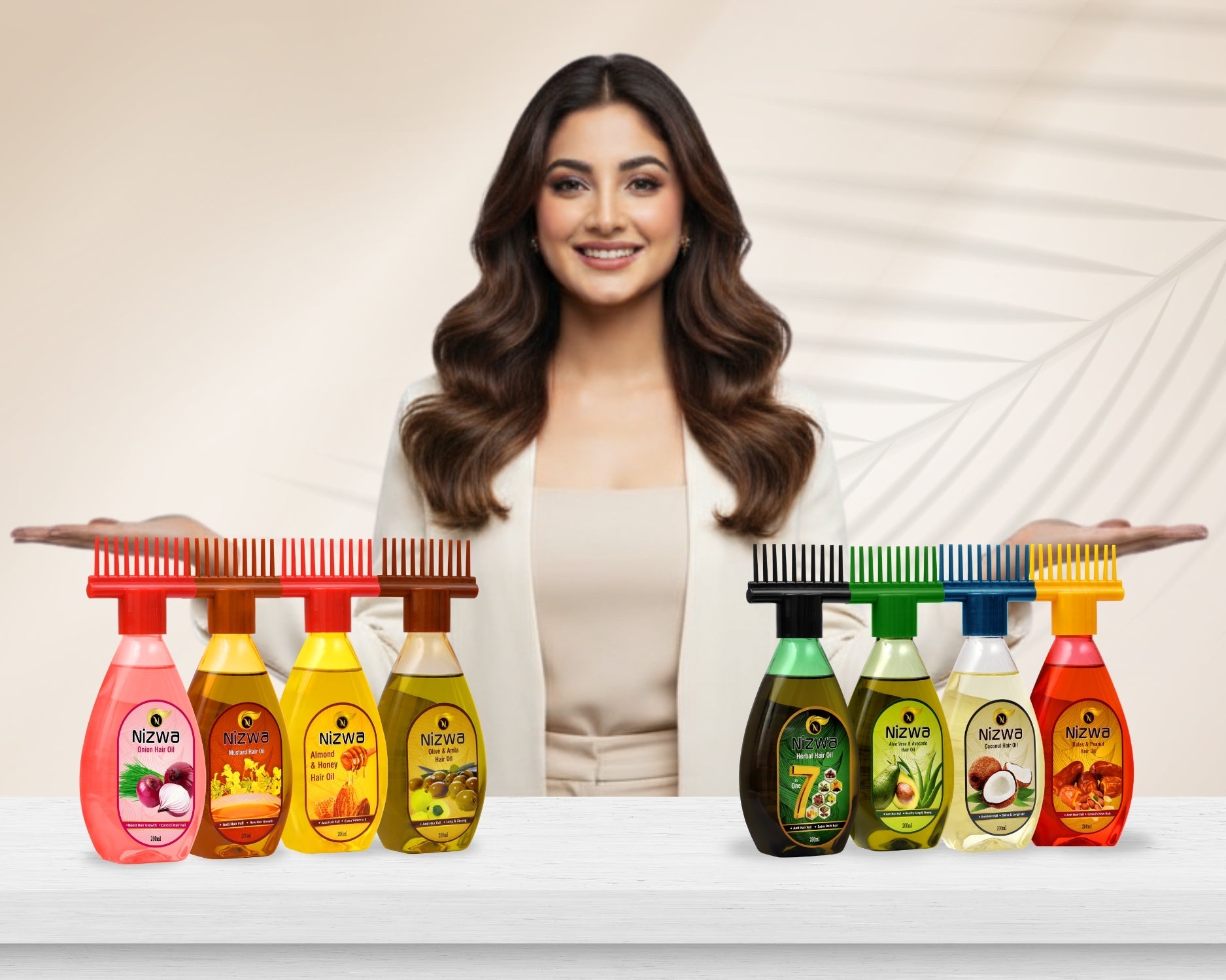 Nizwa International Natural & Herbal Hair Oils Collection Pakistan