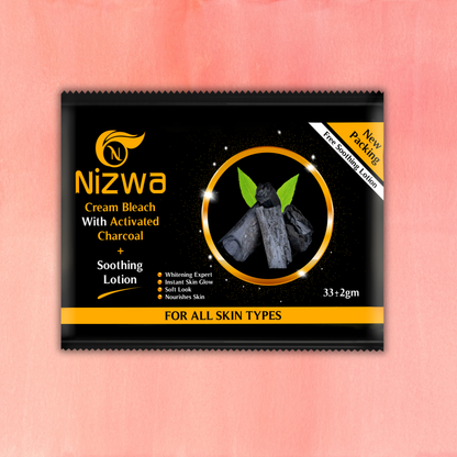 NEW BLEACH CREAM SACHET (CHARCOAL)