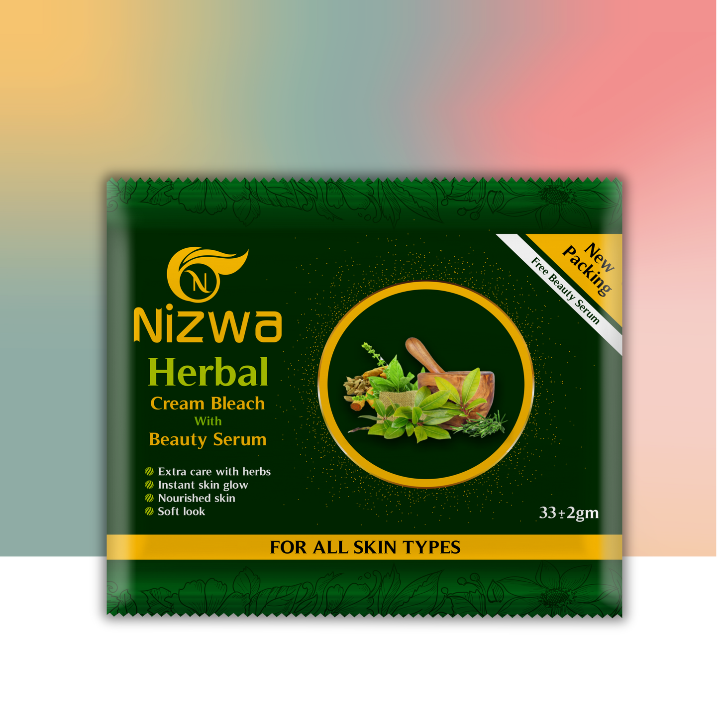 Herbal Bleach Cream(With Beauty Serum)