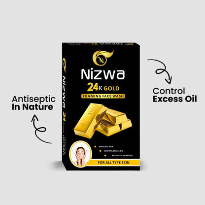 24K GOLD FACEWASH SACHET (PACK OF SIX)